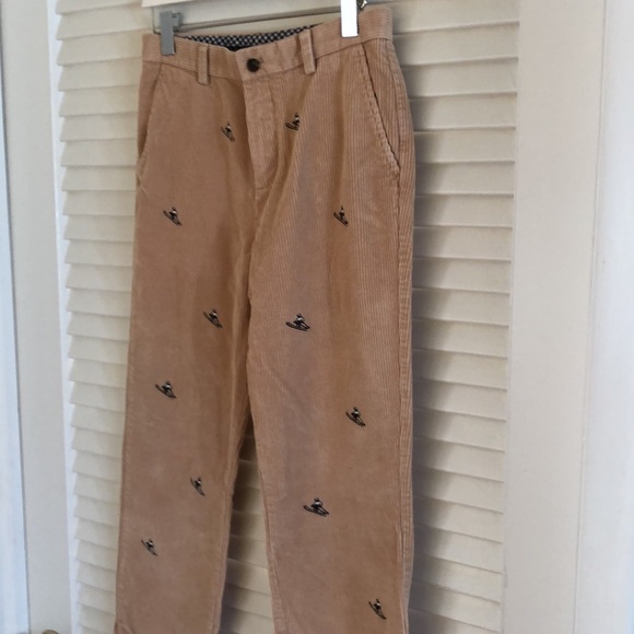 Brooks Brothers Preppy Corduroy Pants w/ embroidery - Picture 6 of 7